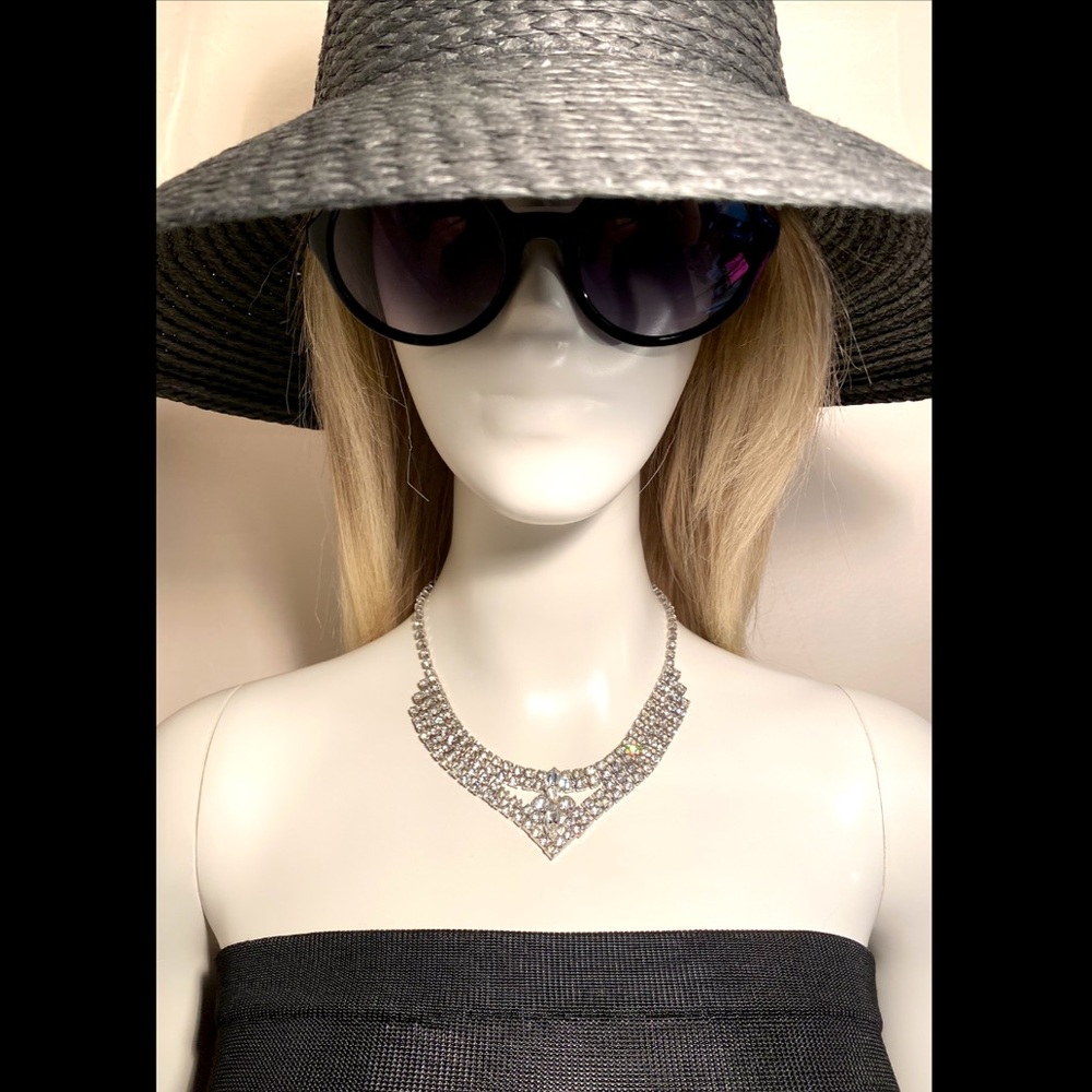 Antique Rein-Stone Necklace